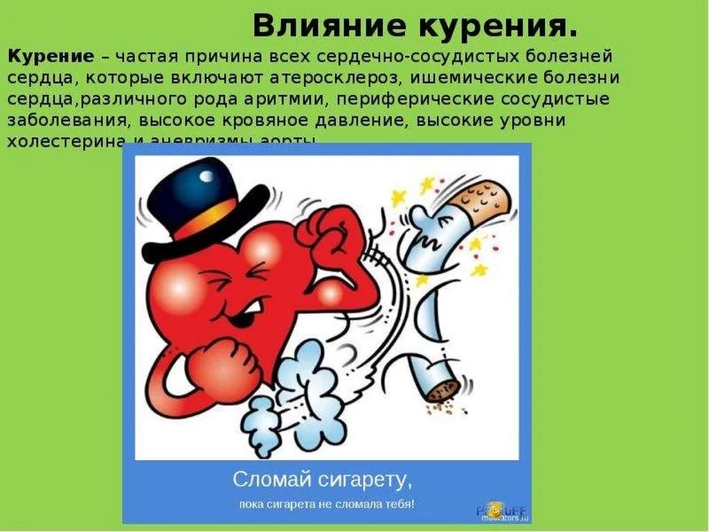 Влияние курения